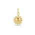 HC Hanger, 14krt.goud "zon" (9,5mm.) - 22347