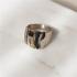 AUDAR Ring, model 1856 zilver met 18 krt goud - 22361