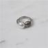 AUDAR Ring, model 2134 zilver met zoetwaterparel 9mm. (maat 56) - 22391