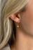 Zinzi Oorbedels, model ZGCH421 14krt.goud met zirconia 5mm. (excl.oorringen) - 22404
