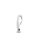 HC Hanger, 14krt.witgoud met diamant 0.08ct (H/SI) - 22450