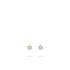 HC Oorknoppen, 14krt.goud met zirconia (diameter 5mm.) - 22503