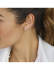 HC Oorhangers, 14krt.goud met zirconia (lengte: 1cm.) - 22522