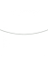 HC Collier, 14krt.witgoud ankerschakel 0,8mm.(lengte: 41-45cm.) - 22523