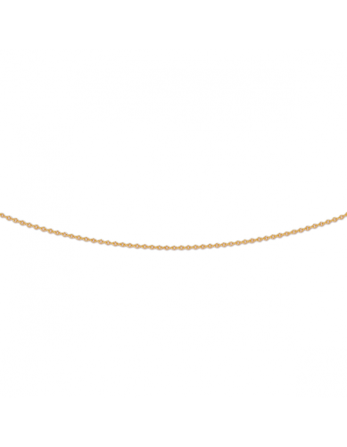 Collier, 14krt.rosegoud ankerschakel 0,8mm. (lengte: 41-45cm.) - 22524
