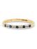 SWING Jewels Ring, 14krt.goud met wit en blauw zirconia (maat 54) - 22541