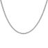 Collier. zilver/oxie vossestaart-schakel 2mm. ( lengte: 60cm.) - 22559