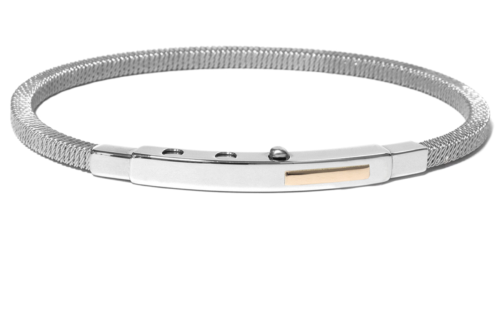 Borsari Gioielli heren armband, BR-ATLA01B Edelstaal - 22620