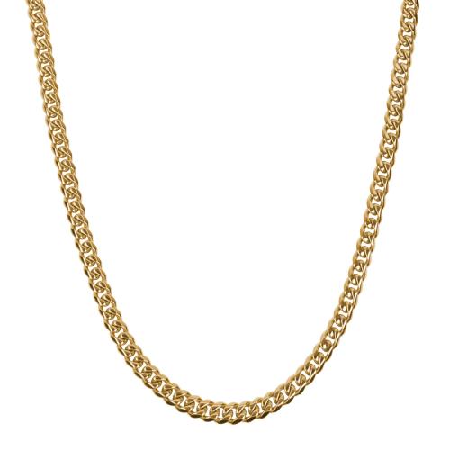 AZE Ketting AZ-NL006-C Edelstaal Verguld (60+10cm) - 22657