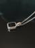 TAJ AMSTERDAM Zilveren Hanger met onyx CHETAS (12x12mm) staat symbool voor: "bescherming" - 22665