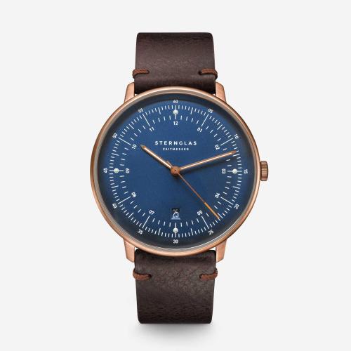 Sternglas HAMBURG Brons Herenhorloge - 22686