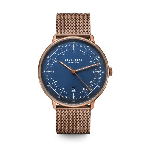 Sternglas HAMBURG Brons Milanese Herenhorloge - 22687