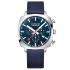 Mondaine Horloge Grand Cushion MSL.41440.LD Blauw  (met extra band) - 22691