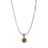 Silk Hanger, zilver met tijgeroog (13,5mm.) - 22720