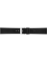 Horlogeband 16mm, Genuine leather Zwart - 22736