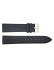 Horlogeband 16mm, Genuine leather Zwart - 22736