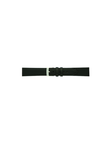 Genuine leather flat watch strap - 22736