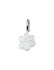 Hanger, zilver hondenpoot - 22754