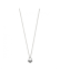 Collier, zilver gerhodineerd slotje (lengte: 41-45cm.) - 22757