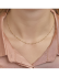 HC Collier, zilver verguld bolletjes (lengte: 40-44cm.) - 22759