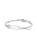 HC Graveerarmband, zilver met hart (lengte: 9-11cm.) - 22777