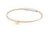 CLIC, Thinking of You edelstaal vergulde armband met Rondje - 22815