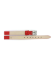 Horlogeband 16mm Rood, Glad - 22834