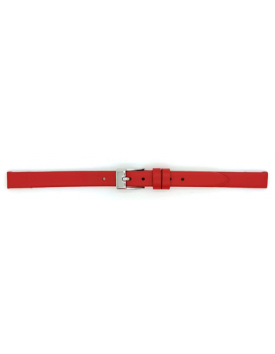 Horlogeband 16mm Rood, Glad - 22834