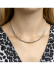 Collier, zilver gerhodineerd palmier 4,0 mm (lengte 43cm.) - 22854