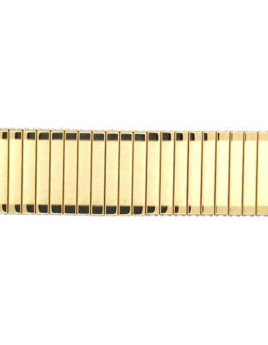 Horlogeband 18mm, metalen rekband double - 22903