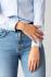 CLIC, Thinking of You edelstalen armband met Hartje (lengte: 18cm.) - 22937
