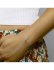 Armband, zilver gerhodineerd hartjes (lengte:16-19cm.) - 22952