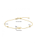 Armband, 14krt.goud infinity (lengte:16-19 cm.) - 22963