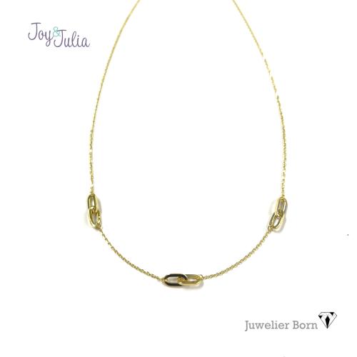 Joy & Julia Collier, 14krt.goud boxlink (lengte: 42-45m.) - 22965