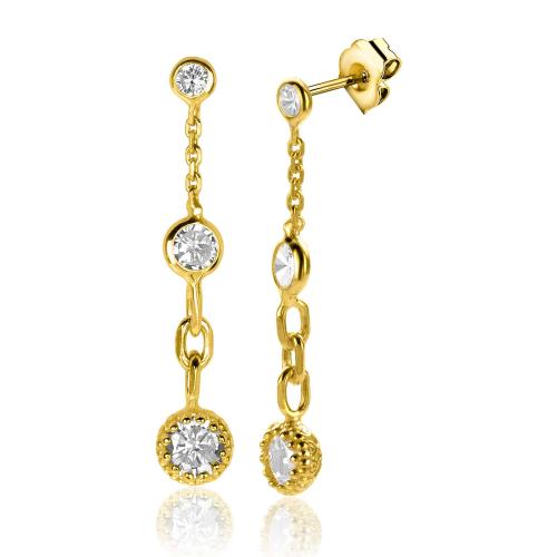 Zinzi Oorhangers, model ZIO2265G (lengte: 3cm.) - 23019