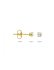 HC Oorknoppen, 14krt.goud met zirkonia (2,5mm.) - 23030