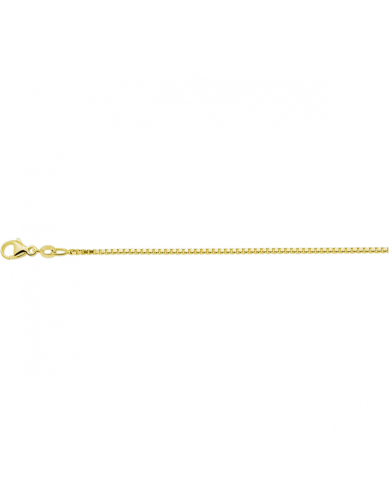 HC Collier, zilver verguld venetiaans (lengte: 50cm.) - 23049