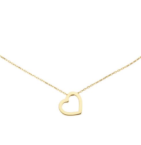 Jackie Collier, 14krt.goud Heart (lengte: 40-45cm.) - 23058