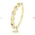 My Bendel Ring, edelstaal verguld met schakelmotief - 23079