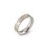 Boccia Ring, titanium bicolour met 0,025ct. diamant (maat 54) - 23100