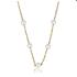 My Bendel Collier, edelstaal verguld met glasparels (lengte: 40-45cm.) - 23128