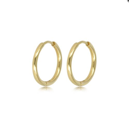 My Bendel Oorringen,  verguld edelstaal (16x2mm.) - 23134