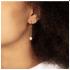 My Bendel Oorhangers, verguld edelstaal met glasparel - 23136