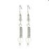 My Bendel Oorhangers, edelstaal met glasparel - 23137