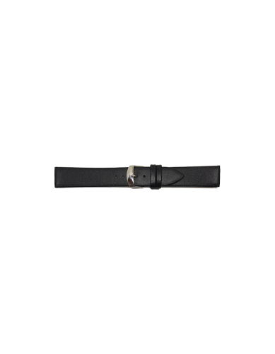 Horlogeband 20mm, Zwart - 23150