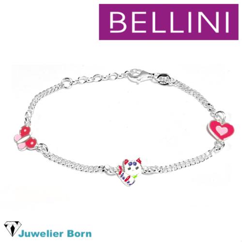 Bellini Kinderarmband, model  573.078 hart/poes/vlinder (verstelbaar 14-16cm.) - 23155