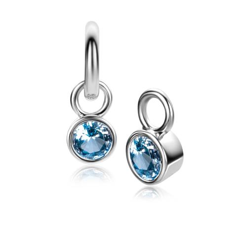 Zinzi Oorbedels, model ZICHZ-DEC birthstone december excl. oorringen (7mm.) - 23165
