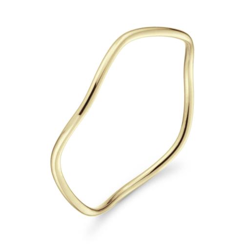 Jackie Ring,14krt.goud "Wavy" - 23176