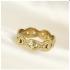 My Bendel Ring, edelstaal verguld. - 23182