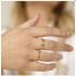 My Bendel Ring, edelstaal verguld. - 23182